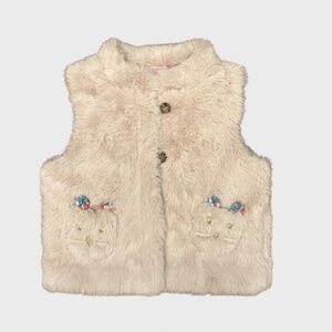 Mini Boden vest with cat pockets size 3-4
